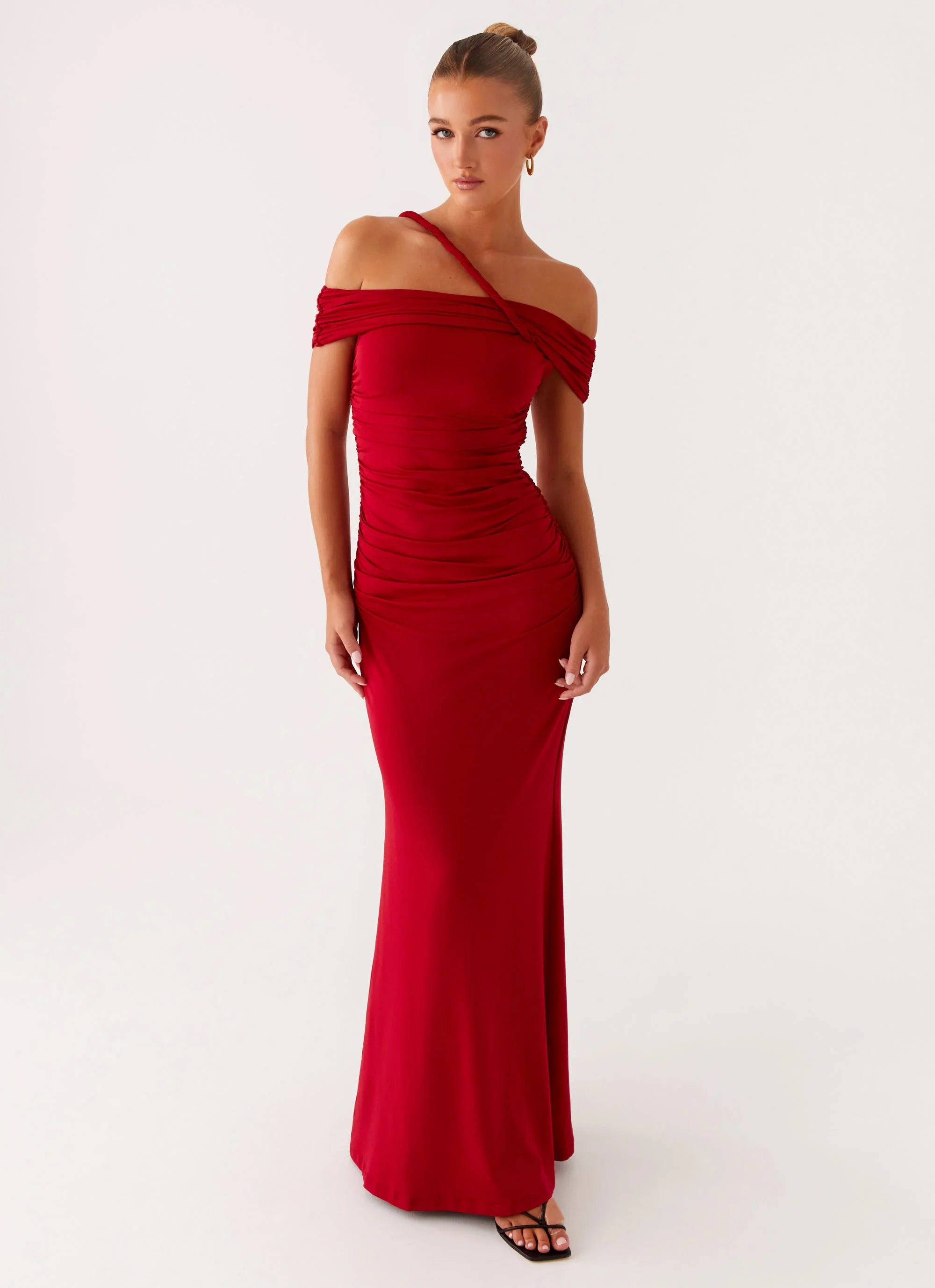 After This Maxi Dress - Raspberry